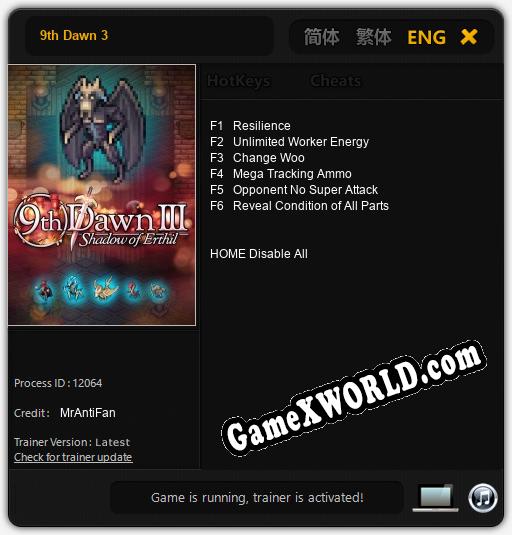 9th Dawn 3: Читы, Трейнер +6 [MrAntiFan]