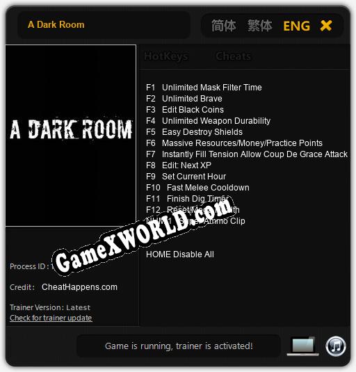 Трейнер для A Dark Room [v1.0.2]