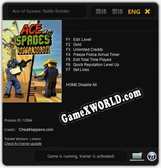 Ace of Spades: Battle Builder: Трейнер +7 [v1.7]