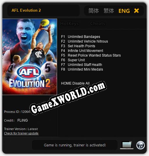 AFL Evolution 2: ТРЕЙНЕР И ЧИТЫ (V1.0.62)