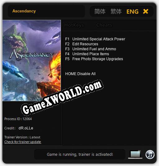 Ascendancy: Трейнер +6 [v1.5]