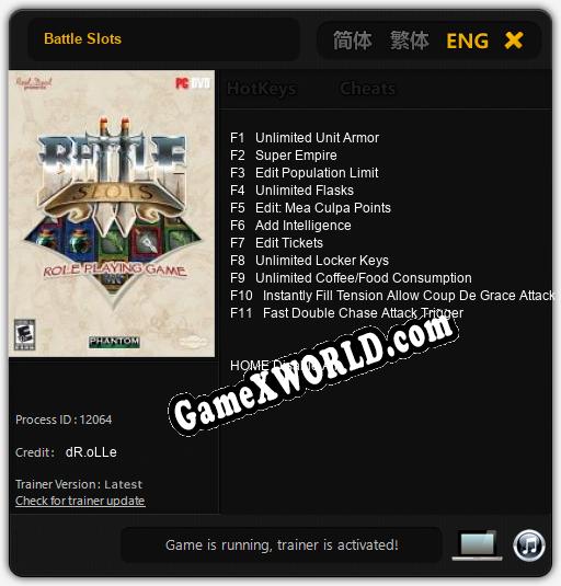 Battle Slots: ТРЕЙНЕР И ЧИТЫ (V1.0.55)