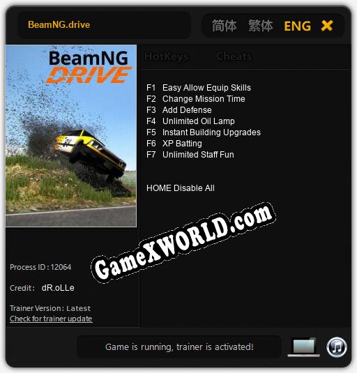 BeamNG.drive: ТРЕЙНЕР И ЧИТЫ (V1.0.62)