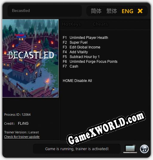 Becastled: Трейнер +7 [v1.1]
