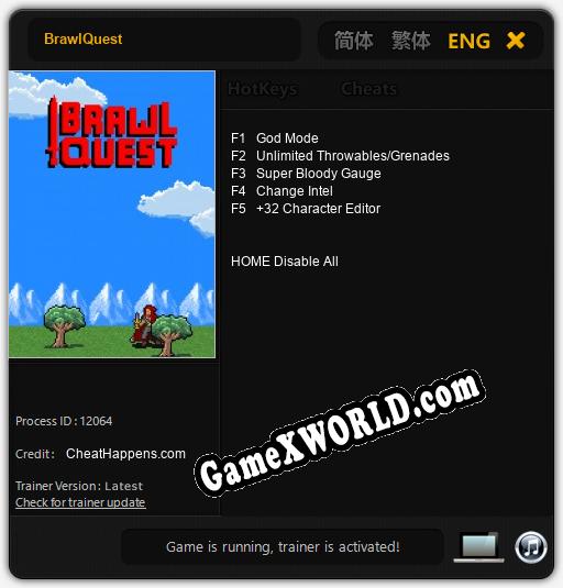 BrawlQuest: Трейнер +5 [v1.3]
