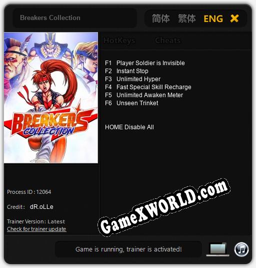 Трейнер для Breakers Collection [v1.0.1]