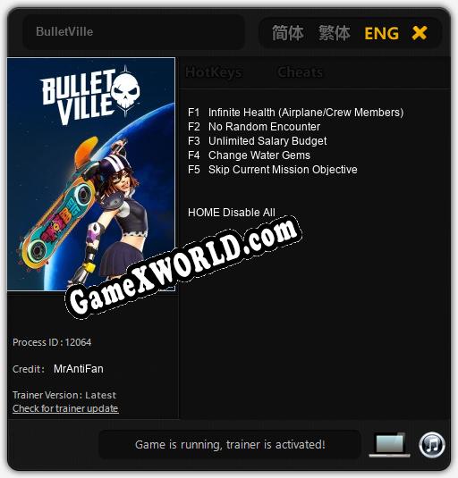BulletVille: Читы, Трейнер +15 [FLiNG]