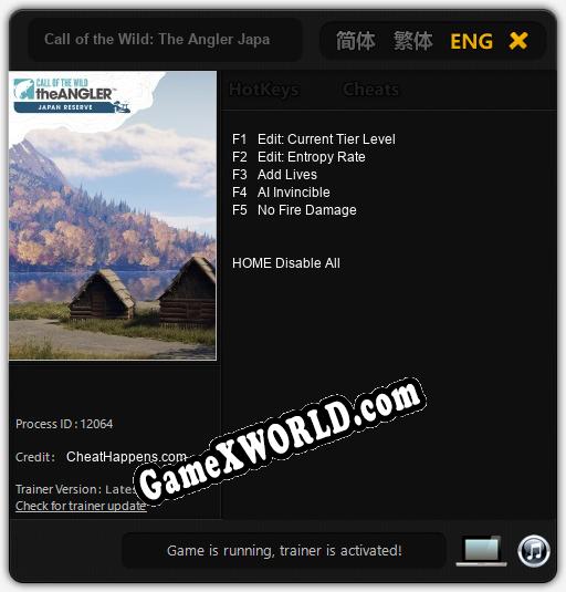 Call of the Wild: The Angler Japan Reserve: Трейнер +5 [v1.3]
