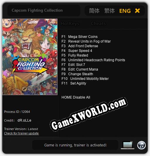 Capcom Fighting Collection: Трейнер +11 [v1.8]