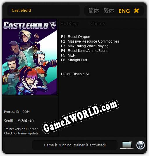 Castlehold: Трейнер +6 [v1.9]
