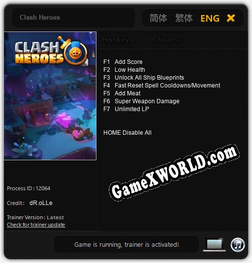 Clash Heroes: Трейнер +10 [v1.2]