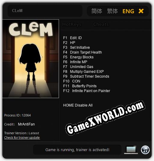 CLeM: Читы, Трейнер +13 [CheatHappens.com]