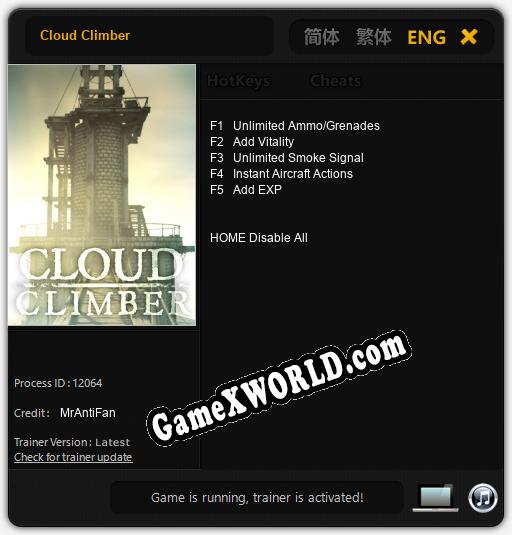 Cloud Climber: Трейнер +5 [v1.7]