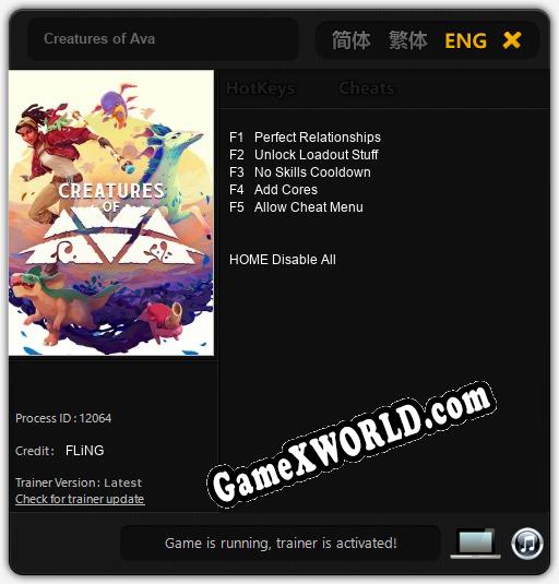 Creatures of Ava: Трейнер +5 [v1.1]