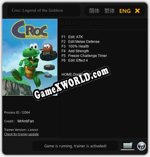 Croc: Legend of the Gobbos: Читы, Трейнер +6 [MrAntiFan]
