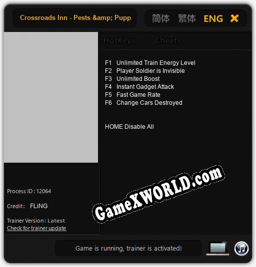 Crossroads Inn - Pests & Puppies: Трейнер +6 [v1.5]