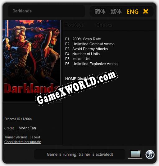 Darklands: Читы, Трейнер +6 [MrAntiFan]