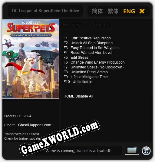 DC League of Super-Pets: The Adventures of Krypto and Ace: ТРЕЙНЕР И ЧИТЫ (V1.0.91)