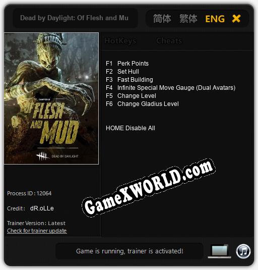 Dead by Daylight: Of Flesh and Mud: ТРЕЙНЕР И ЧИТЫ (V1.0.38)