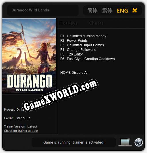 Durango: Wild Lands: Читы, Трейнер +6 [dR.oLLe]