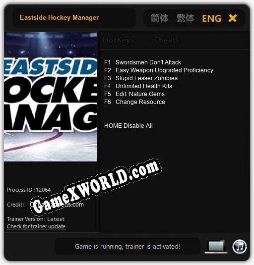 Eastside Hockey Manager: ТРЕЙНЕР И ЧИТЫ (V1.0.32)