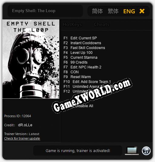 Empty Shell: The Loop: Читы, Трейнер +12 [dR.oLLe]