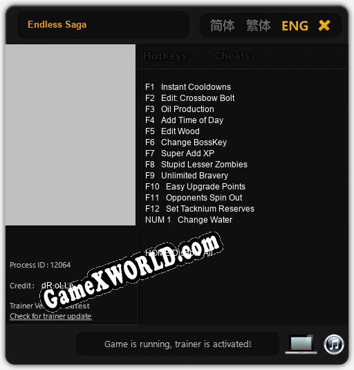 Endless Saga: Читы, Трейнер +13 [dR.oLLe]