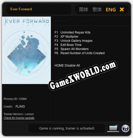 Ever Forward: Трейнер +6 [v1.8]