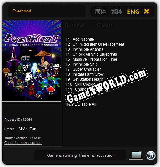 Everhood: Читы, Трейнер +11 [MrAntiFan]