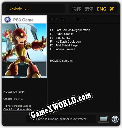 Explodemon!: Трейнер +6 [v1.3]