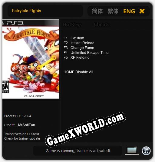 Fairytale Fights: ТРЕЙНЕР И ЧИТЫ (V1.0.21)