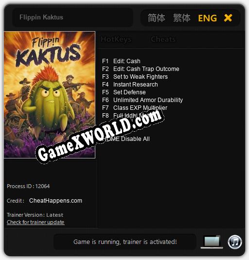 Flippin Kaktus: ТРЕЙНЕР И ЧИТЫ (V1.0.47)