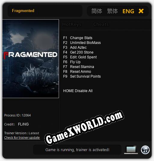 Fragmented: ТРЕЙНЕР И ЧИТЫ (V1.0.57)
