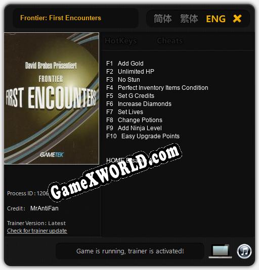 Frontier: First Encounters: Читы, Трейнер +10 [MrAntiFan]