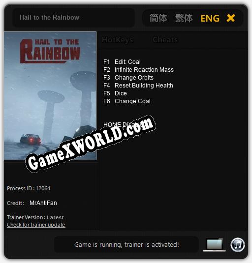 Hail to the Rainbow: Трейнер +14 [v1.5]