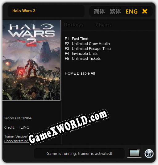 Halo Wars 2: Читы, Трейнер +5 [FLiNG]