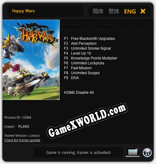Happy Wars: Читы, Трейнер +9 [FLiNG]