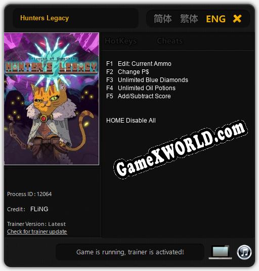 HunterвЂ™s Legacy: Трейнер +8 [v1.3]