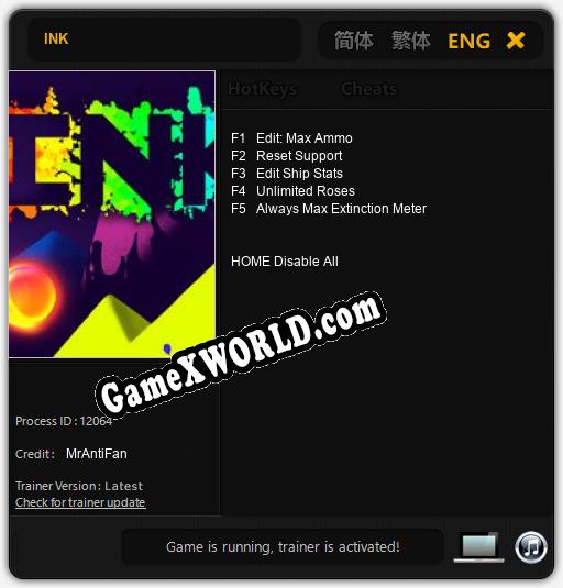 INK: ТРЕЙНЕР И ЧИТЫ (V1.0.83)