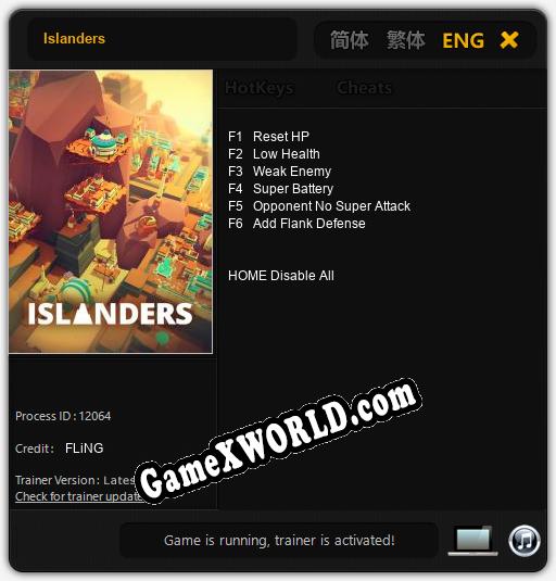 Islanders: ТРЕЙНЕР И ЧИТЫ (V1.0.74)