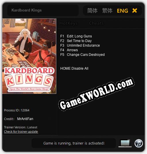 Kardboard Kings: ТРЕЙНЕР И ЧИТЫ (V1.0.1)