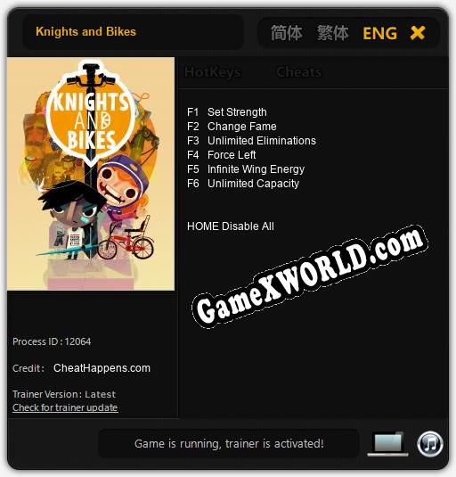 Knights and Bikes: Читы, Трейнер +6 [CheatHappens.com]