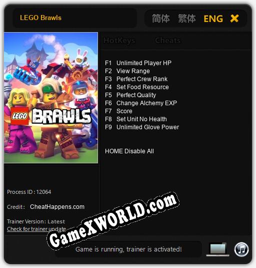 Трейнер для LEGO Brawls [v1.0.9]