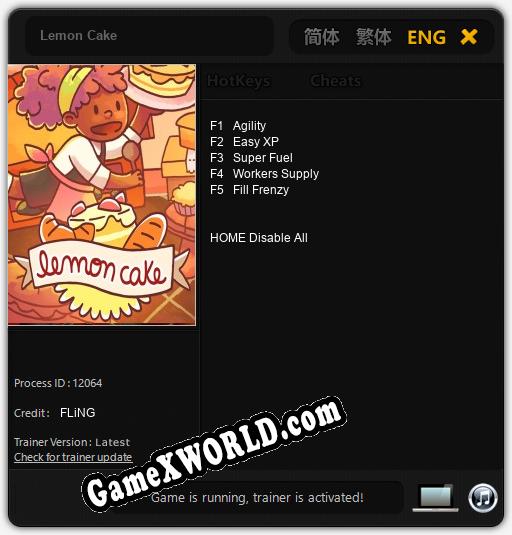 Lemon Cake: Трейнер +5 [v1.2]