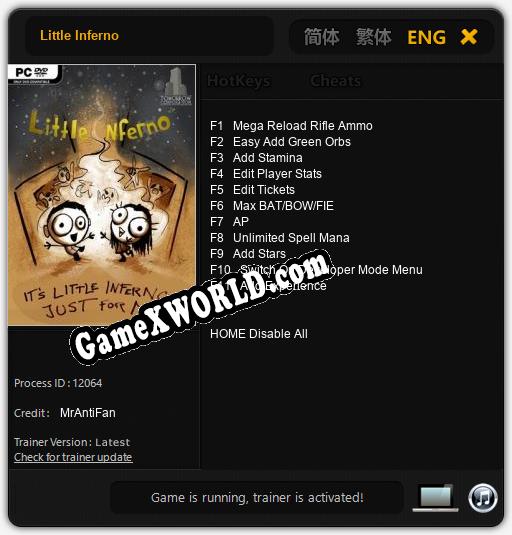Little Inferno: ТРЕЙНЕР И ЧИТЫ (V1.0.89)