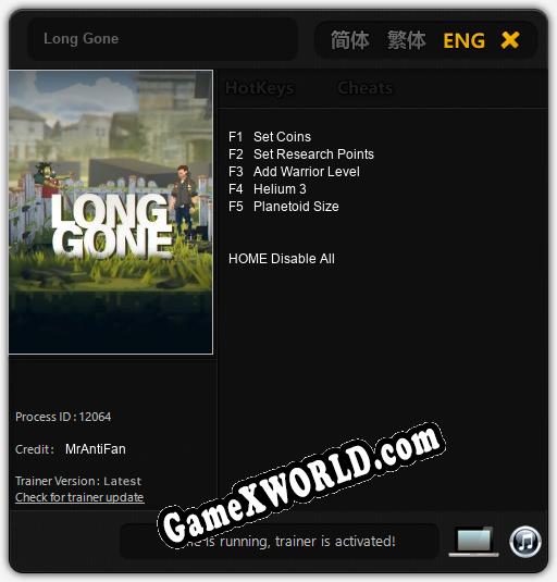 Long Gone: Читы, Трейнер +5 [MrAntiFan]