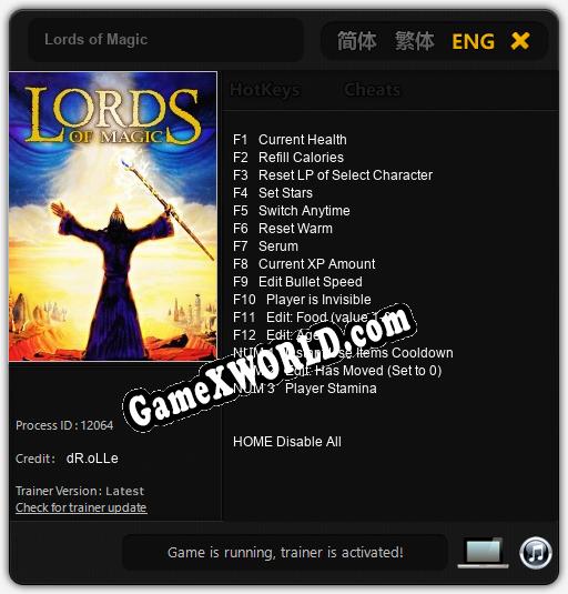 Lords of Magic: Трейнер +15 [v1.9]