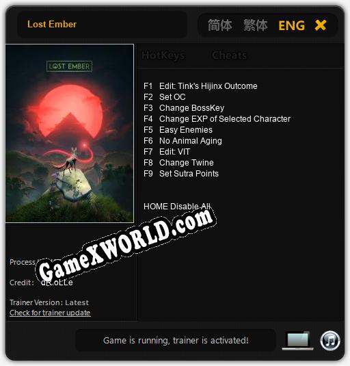 Lost Ember: Трейнер +9 [v1.3]