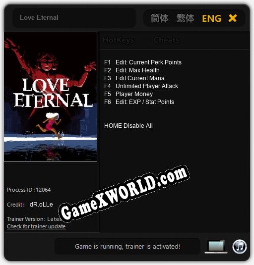 Love Eternal: Трейнер +6 [v1.3]