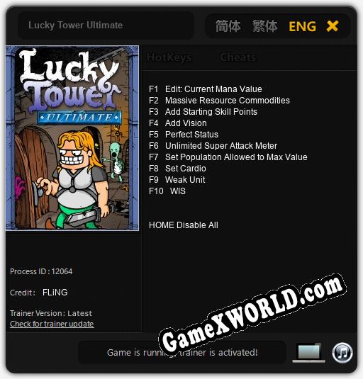 Lucky Tower Ultimate: Читы, Трейнер +10 [FLiNG]